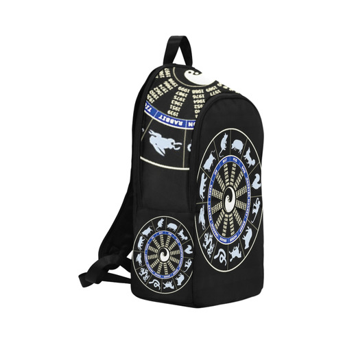 300 Chinese Zodiac Wheel Fabric Backpack for Adult (Model 1659)