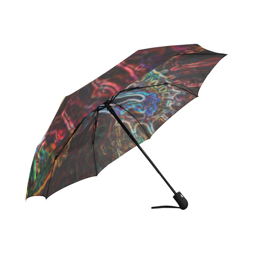 Black Light Darkhorse Demon Auto-Foldable Umbrella (Model U04)