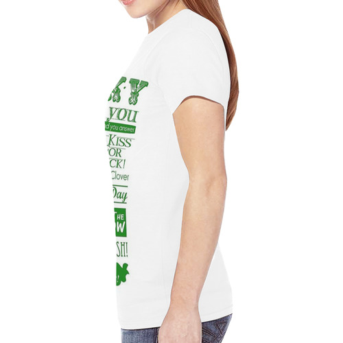 Lucky To Have You New All Over Print T-shirt for Women (Model T45)