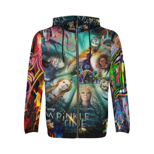 A Wrinkle in Time By TheONE Savior @ ImpossABLE Endeavors All Over Print Full Zip Hoodie for Men (Model H14)