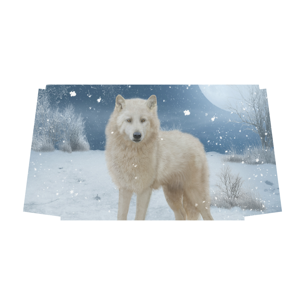 Awesome arctic wolf Classic Travel Bag (Model 1643) Remake