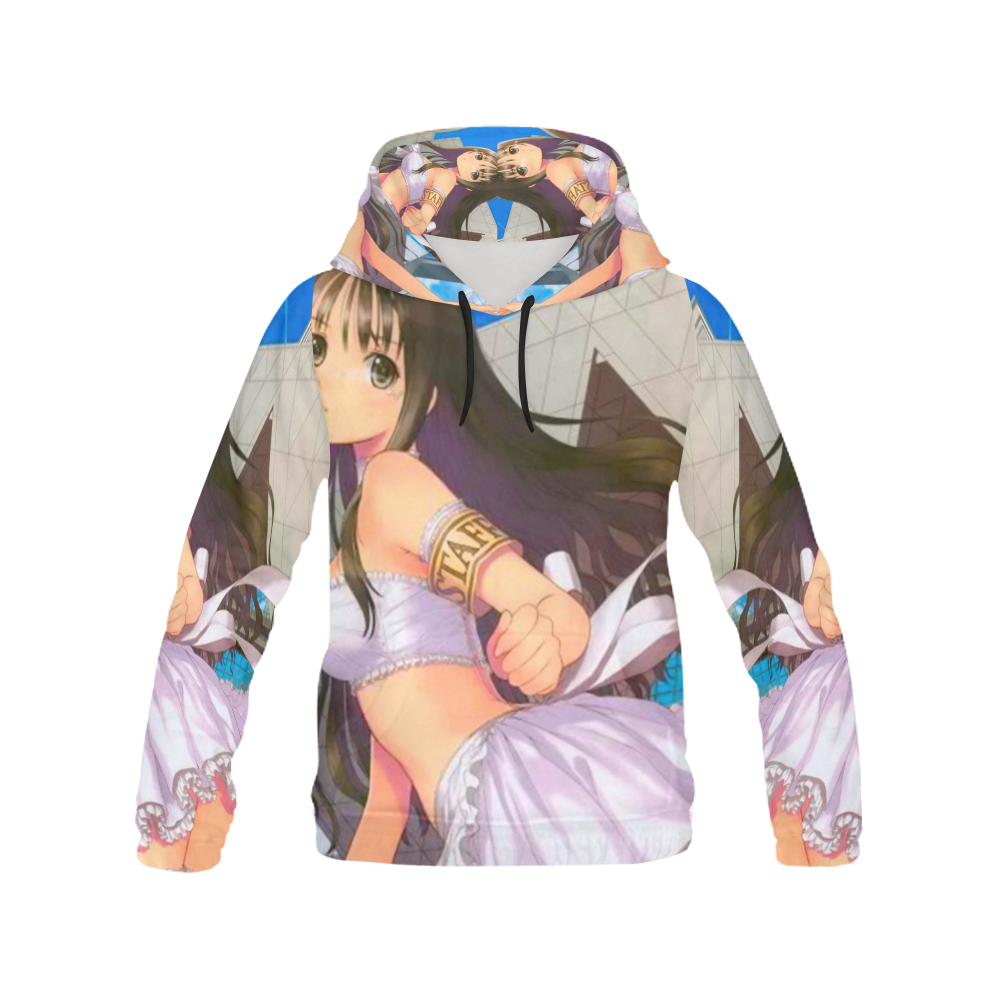Beautiful Bride Anime Girl All Over Print Hoodie for Men/Large Size (USA Size) (Model H13)