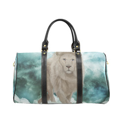 The white lion in the universe New Waterproof Travel Bag/Small (Model 1639)