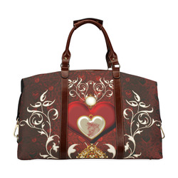 Valentine's day, wonderful hearts Classic Travel Bag (Model 1643) Remake