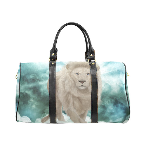 The white lion in the universe New Waterproof Travel Bag/Large (Model 1639)