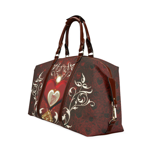 Valentine's day, wonderful hearts Classic Travel Bag (Model 1643) Remake