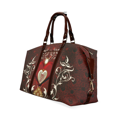 Valentine's day, wonderful hearts Classic Travel Bag (Model 1643) Remake