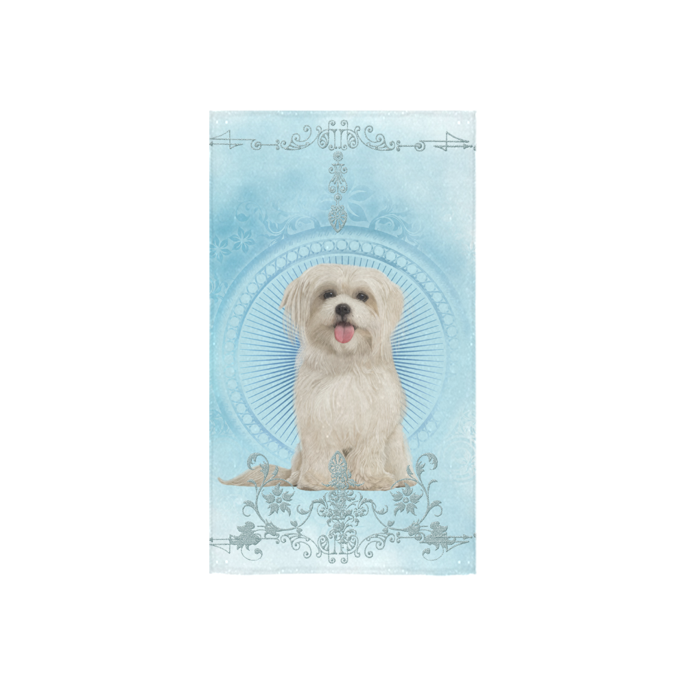 Cute havanese puppy Custom Towel 16"x28"