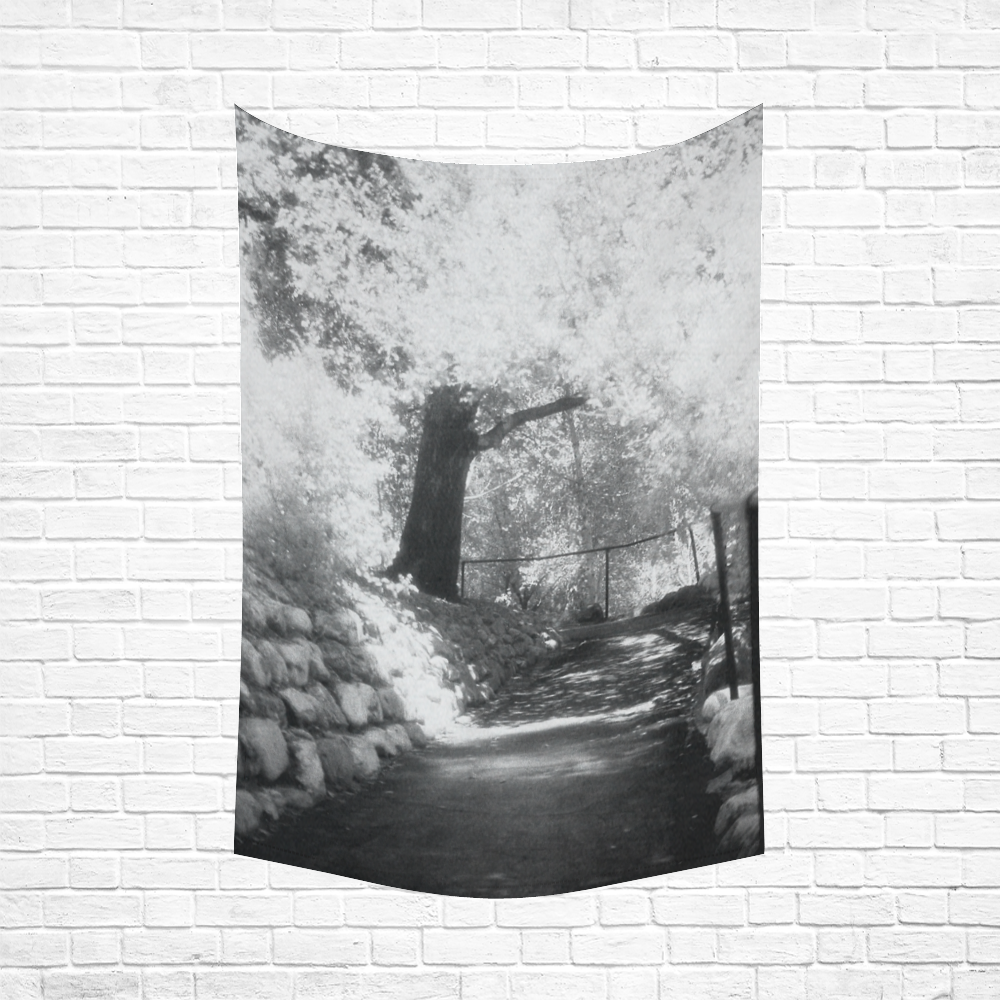 The Path Cotton Linen Wall Tapestry 60"x 90"