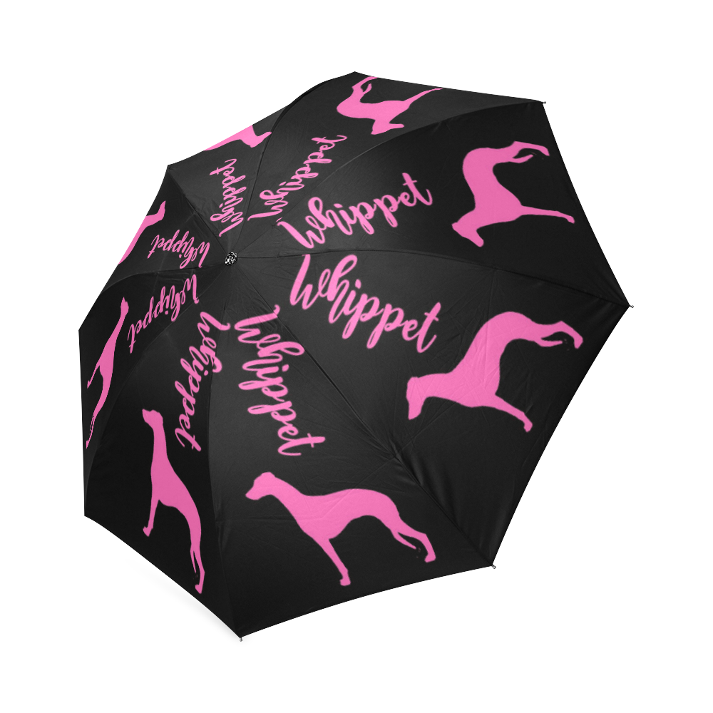 pink_umbrella_whippet Foldable Umbrella (Model U01)