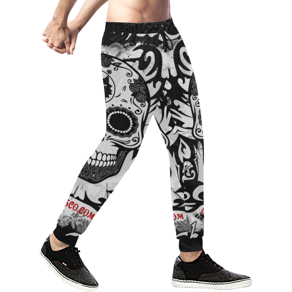 SKULL CULT Men's All Over Print Sweatpants (Model L11)