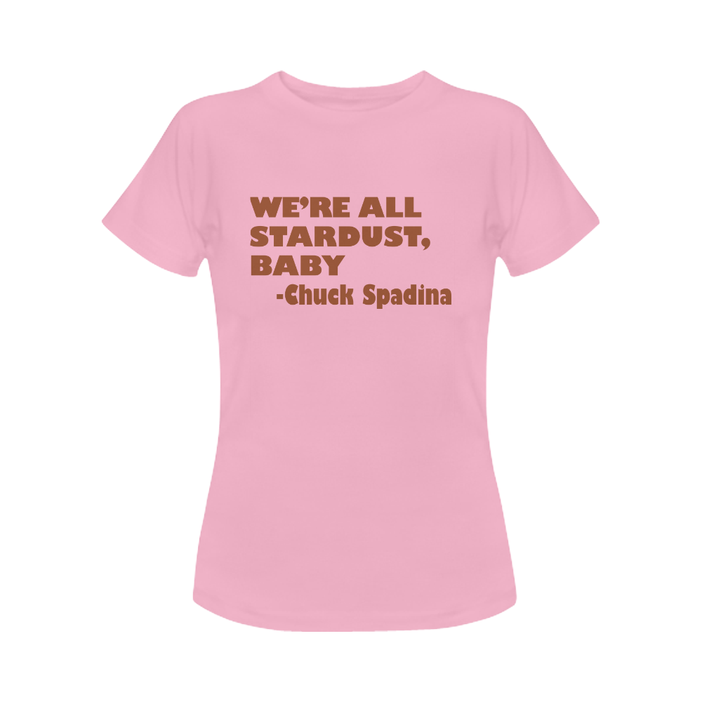 Chuck Spadina brown Women's Classic T-Shirt (Model T17）
