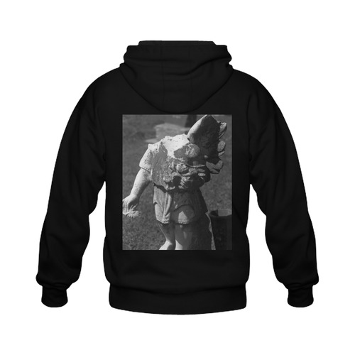 Gothic Angel Gildan Full Zip Hooded Sweatshirt (Model H02)