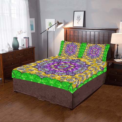 Sunshine in mind the season is decorative fine 3-Piece Bedding Set