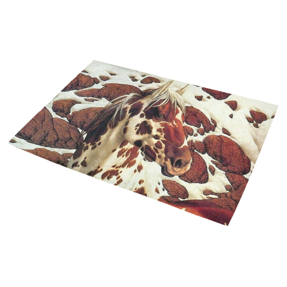 Paint Hinding In Plain Sight Azalea Doormat 30" x 18" (Sponge Material)