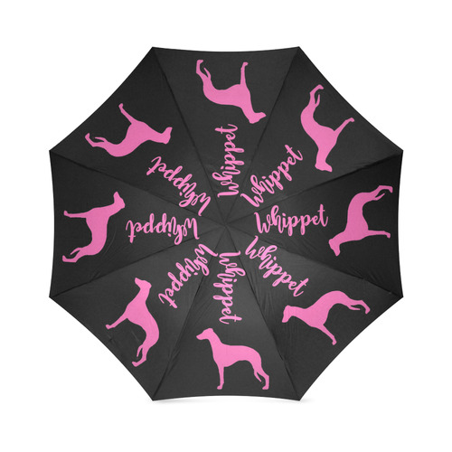 pink_umbrella_whippet Foldable Umbrella (Model U01)