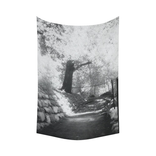 The Path Cotton Linen Wall Tapestry 60"x 90"