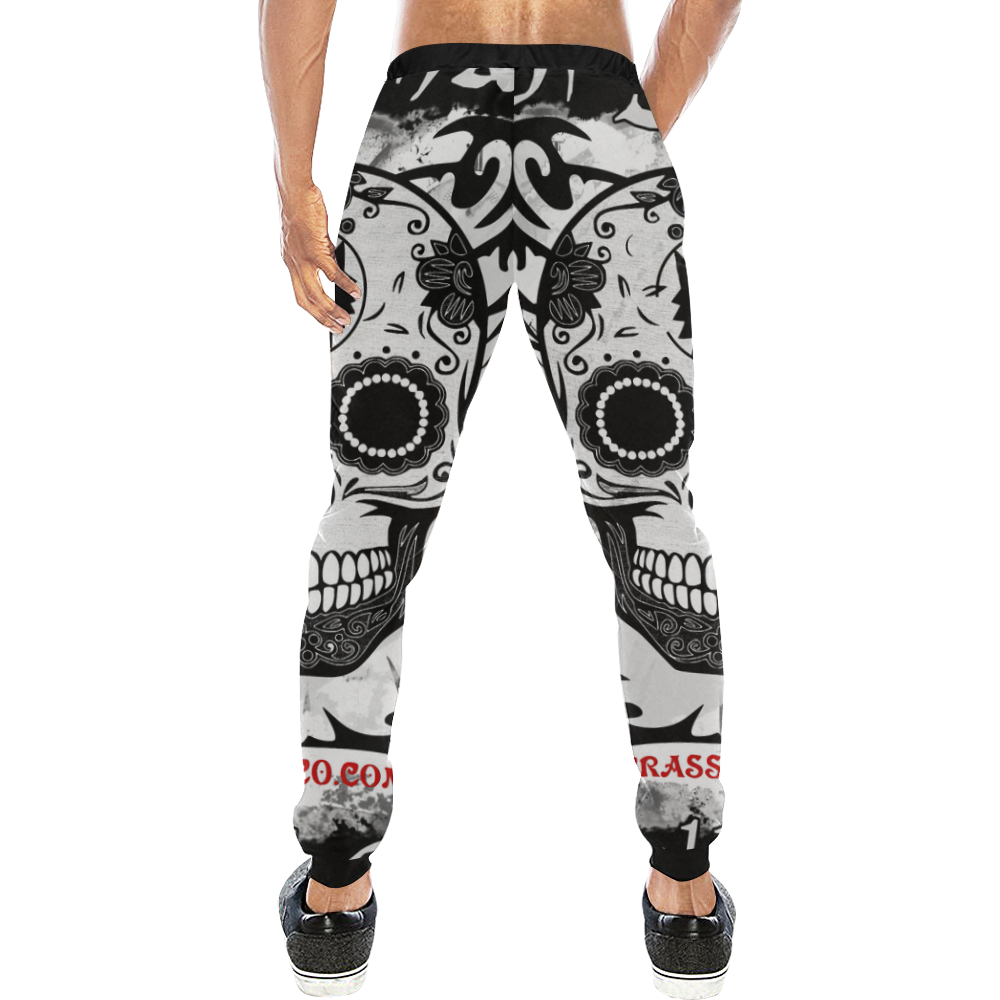 SKULL CULT Men's All Over Print Sweatpants (Model L11)