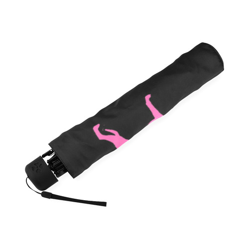 pink_umbrella_whippet Foldable Umbrella (Model U01)
