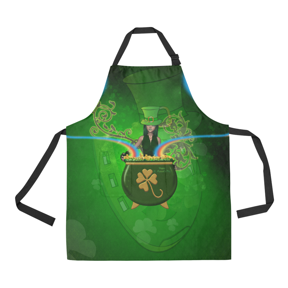 Happy St. Patrick's day All Over Print Apron