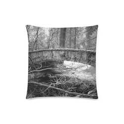 Over The River Custom Zippered Pillow Case 18"x18"(Twin Sides)