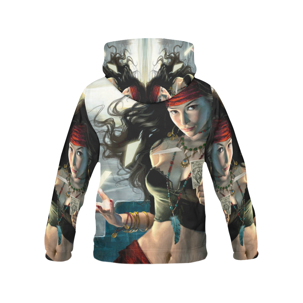 Gypsy Fantasy Girl All Over Print Hoodie for Men/Large Size (USA Size) (Model H13)