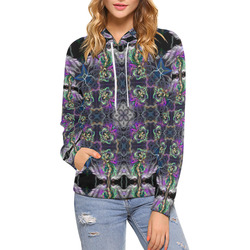 Cosmic Anime Dancer Girl All Over Print Hoodie for Women (USA Size) (Model H13)