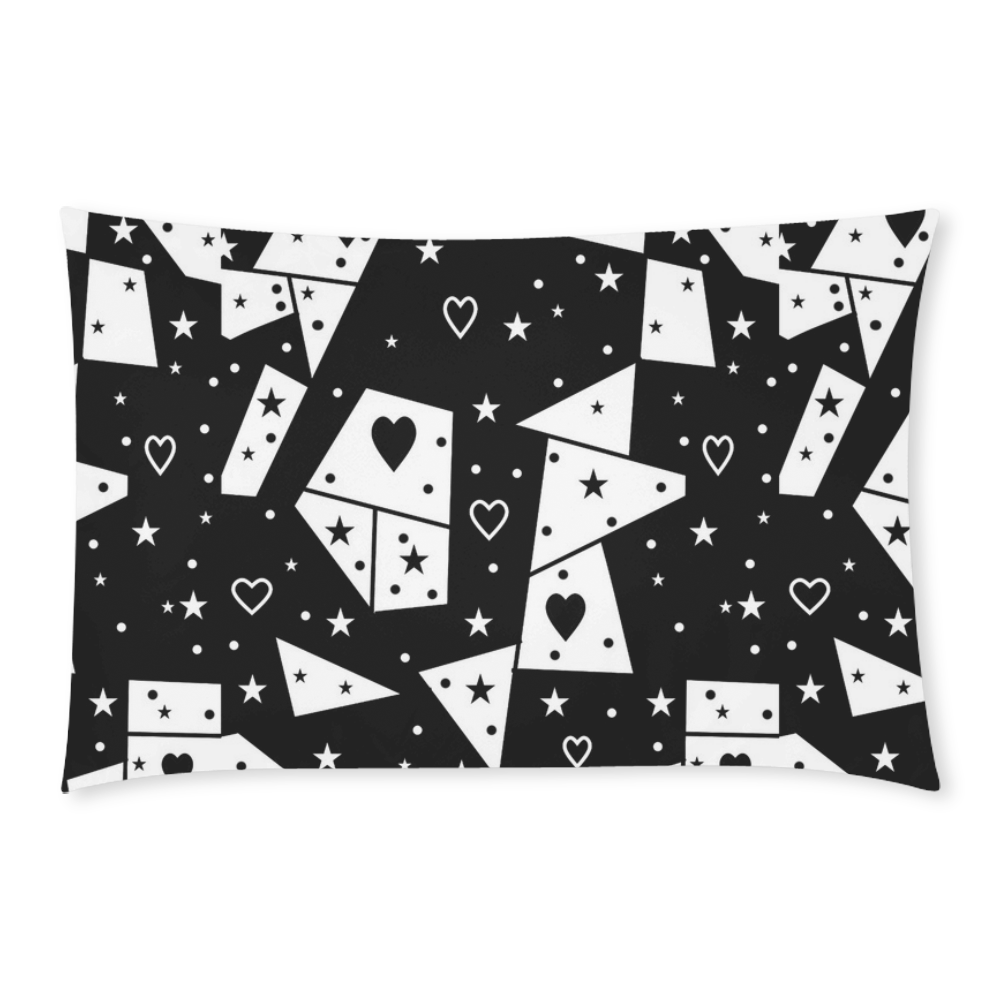 Black and White Popart by Nico Bielow 3-Piece Bedding Set