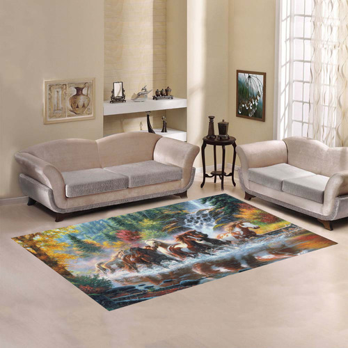 Wild Creek Run Area Rug7'x5'