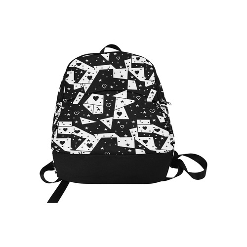 Black and White Popart by Nico Bielow Fabric Backpack for Adult (Model 1659)