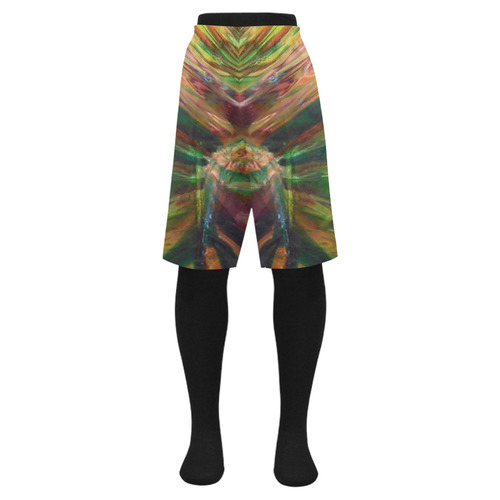 Abstract Colorful Glass Men's Swim Trunk (Model L21)