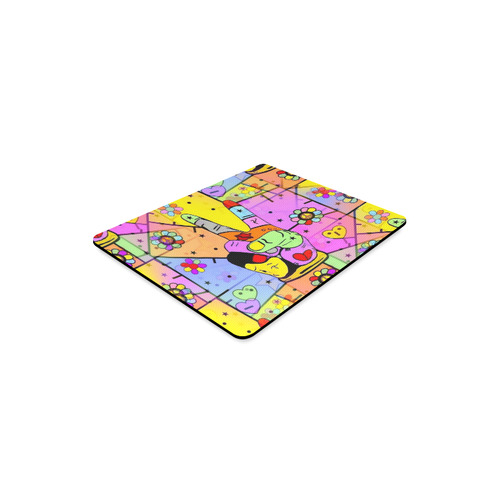 Peace Popart by Nico Bielow Rectangle Mousepad