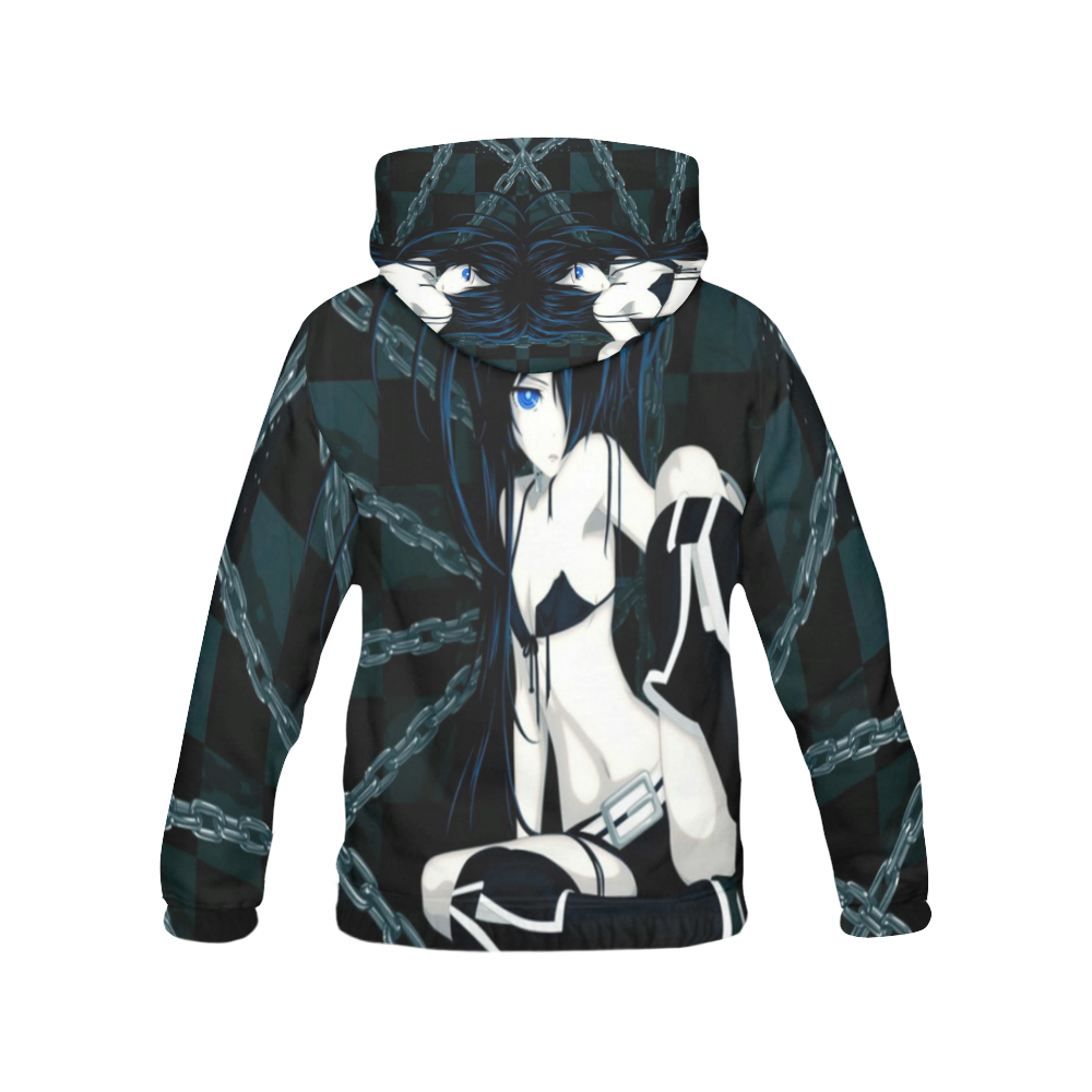 Sexy Gothic Anime Girl All Over Print Hoodie for Men/Large Size (USA Size) (Model H13)