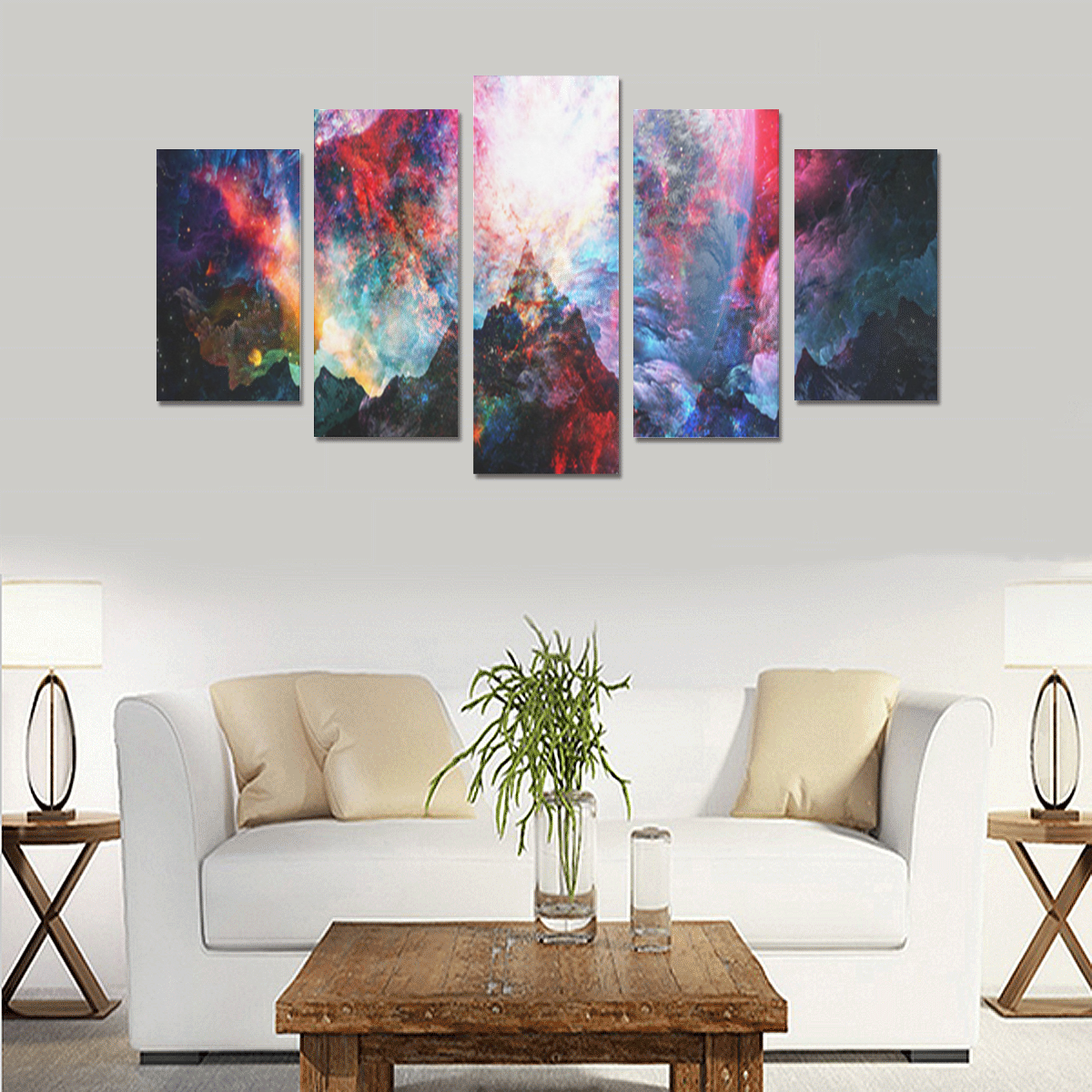 Mountain Top Canvas Print Sets A (No Frame)