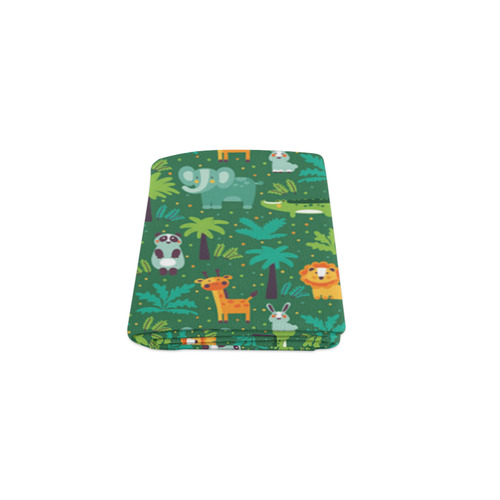 Wild Animals In Jungle Blanket 40"x50"