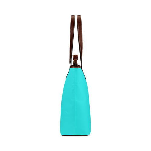 Blue Shoulder Tote Bag (Model 1646)