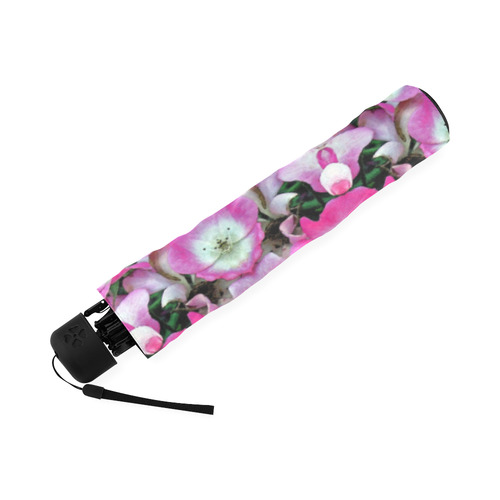 Wild roses caleidoscope photo print Foldable Umbrella (Model U01)