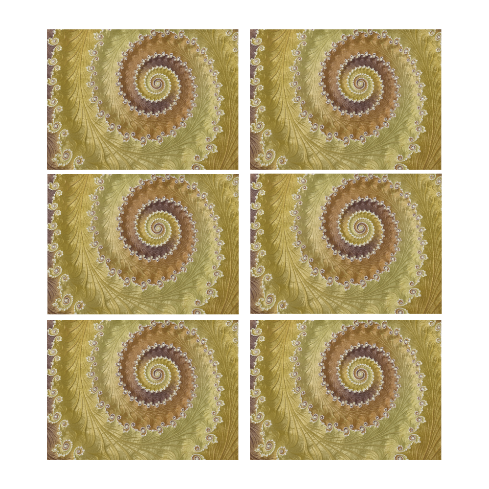 Movement Spiral Placemat 14’’ x 19’’ (Set of 6)