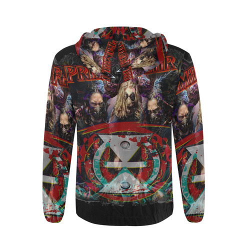 Primal Fear By Theone Savior @ ImpossABLE Endeavors All Over Print Full Zip Hoodie for Men (Model H14)