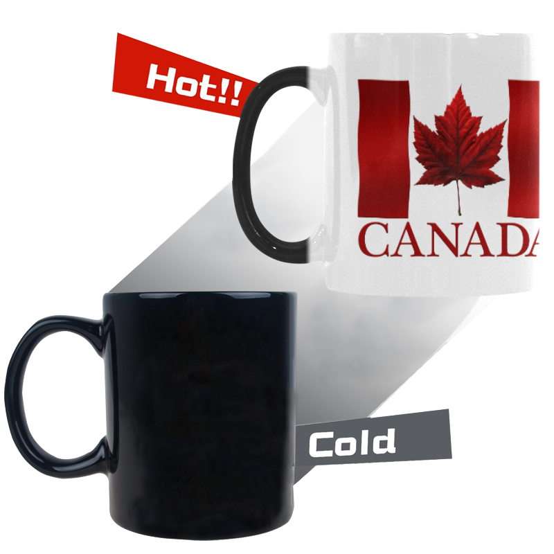 Canada Flag Cups - Morfing Custom Morphing Mug