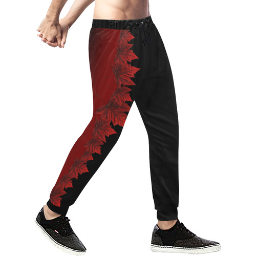 Canada Canada Red Maple Leaf Sweatpants Men's All Over Print Sweatpants (Model L11)