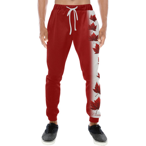 Canada Trackpants Classic Canada Team Sweatpants Men's All Over Print Sweatpants (Model L11)