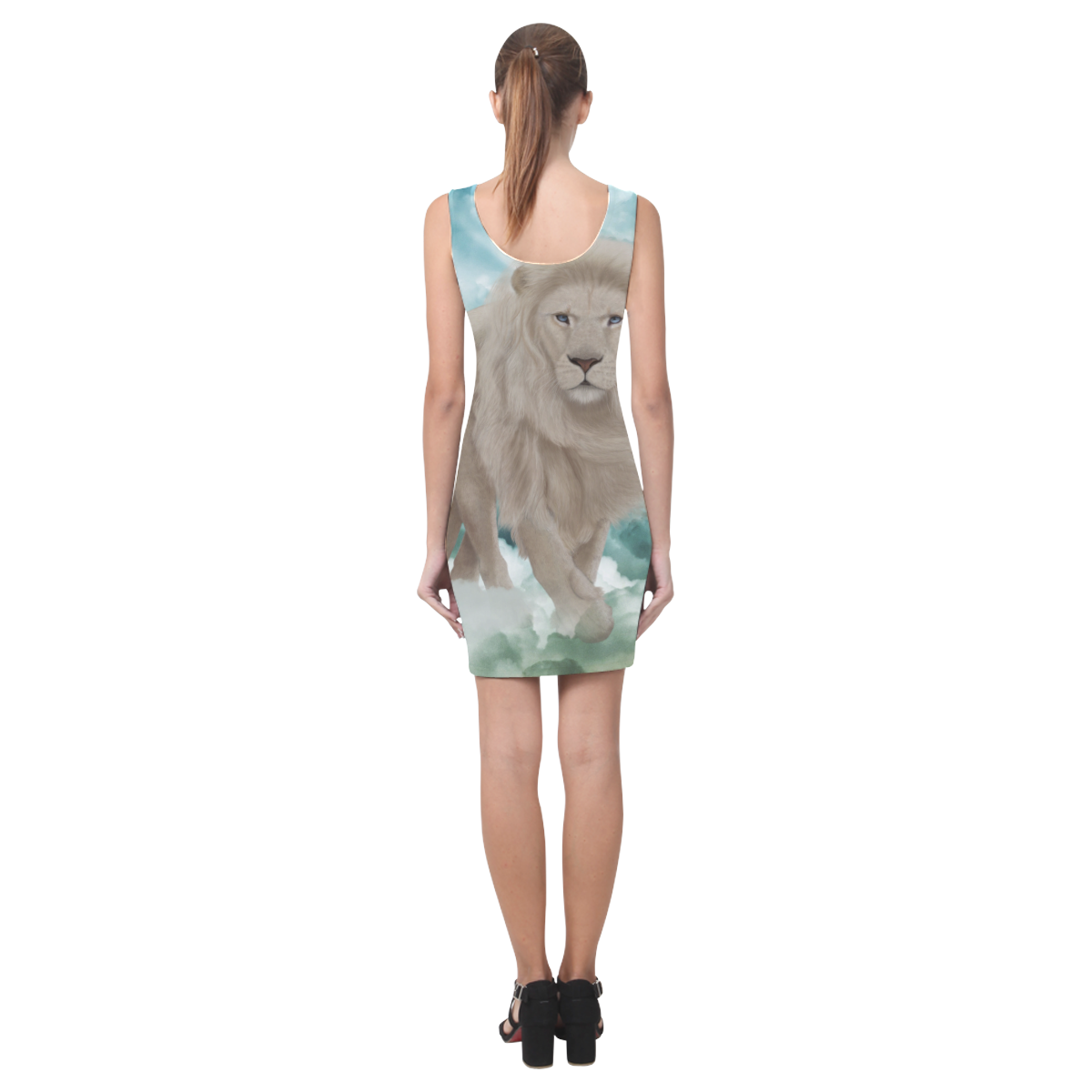 The white lion in the universe Medea Vest Dress (Model D06)