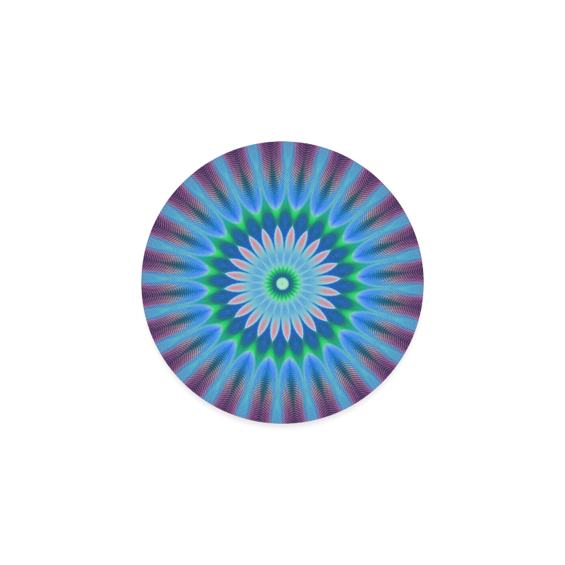 Flower Mandala Round Coaster
