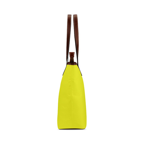 yellow Shoulder Tote Bag (Model 1646)