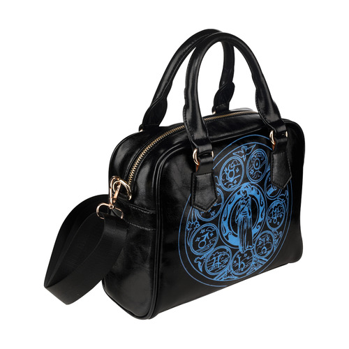 Witchcraft Zodiac Wheel Shoulder Handbag (Model 1634)