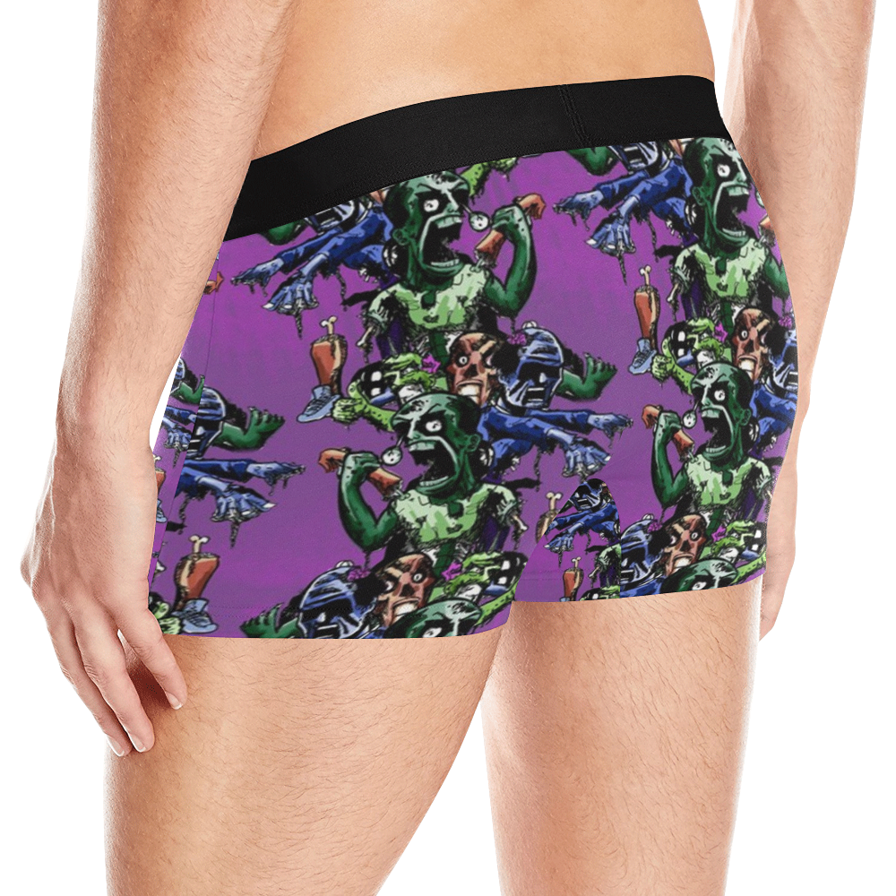 Zombie Pillars Pattern Men's All Over Print Boxer Briefs (Model L10)