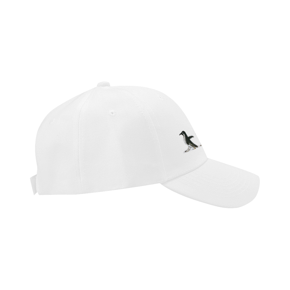 Penguin Family Walk on Thin Ice Dad Cap