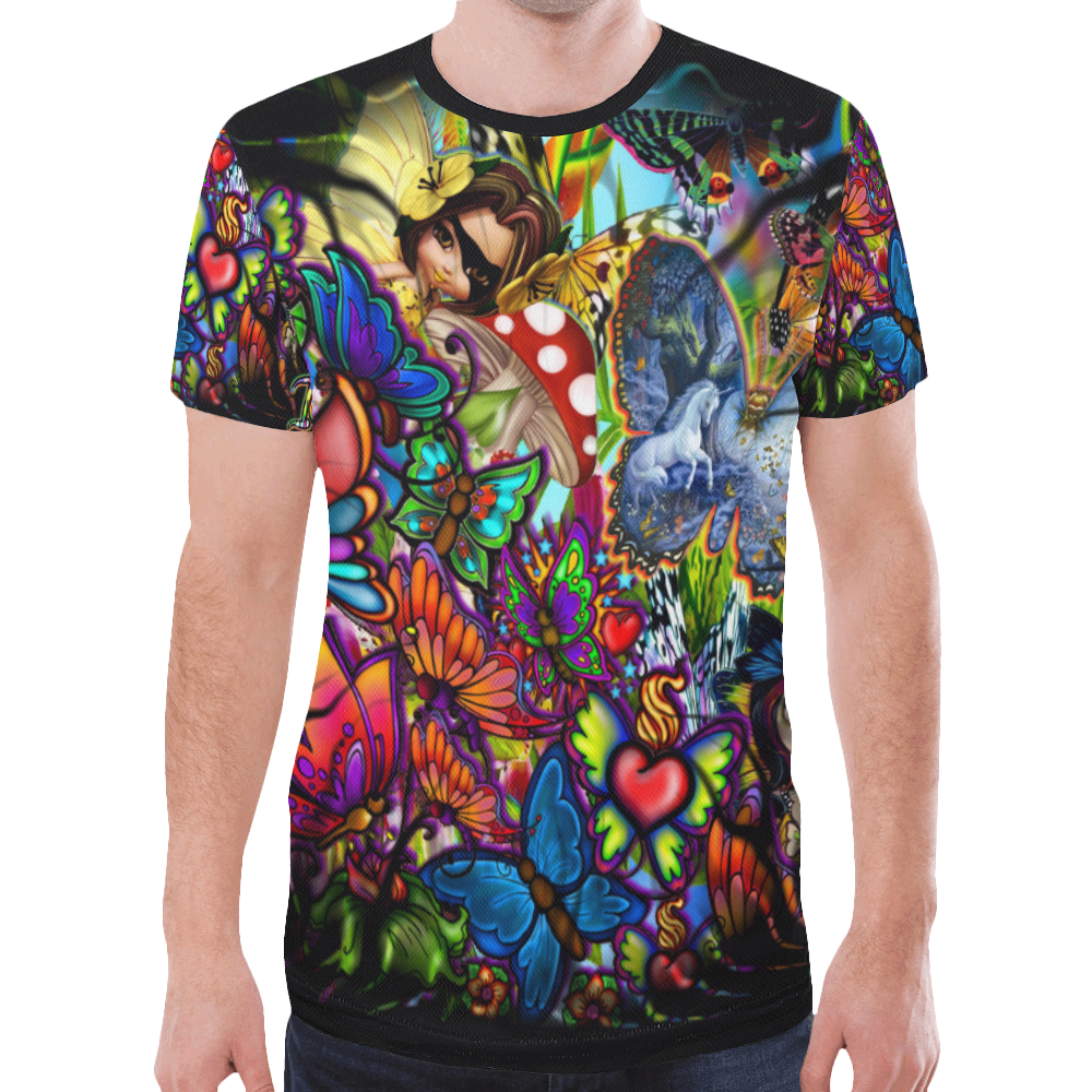 Butterflies in the Midst By TheONE Savior @ ImpossABLE Endeavors New All Over Print T-shirt for Men (Model T45)