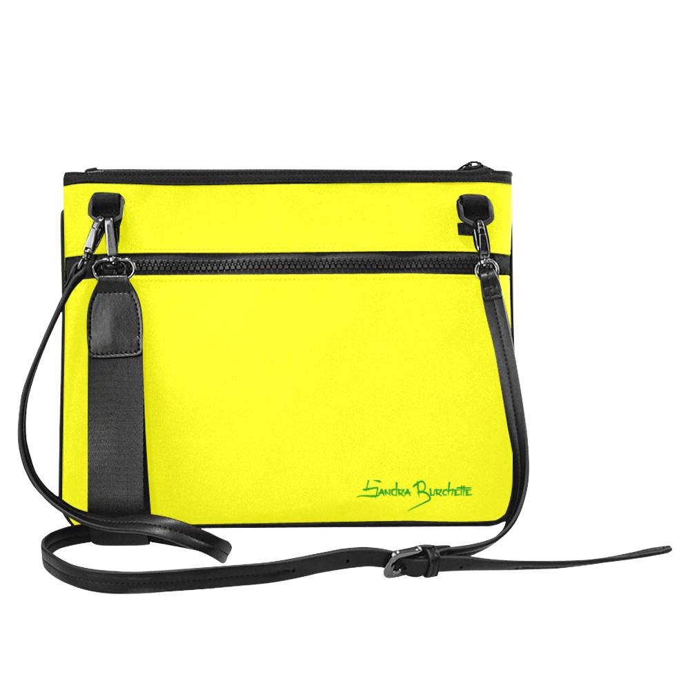 yellow Slim Clutch Bag (Model 1668)